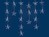 ULD-E5505-196/DTK WHITE-BLUE IP20 STARS-1 Занавес  "Звёздочки-1", 5,5х 0,5м. Белый и синий свет.