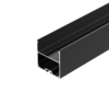 Профиль 50х50х2000мм L-5050-2000 Anod Black в сборе с рассеивателем и заглушками