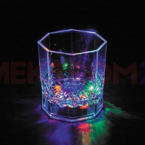 Светильник светодиодный "стакан" 5LED; цвет свечения: RGB, батарейки CR2025*2 , 7,1*9,5*6,3 см, LT7 Светильник светодиодный "стакан" 5LED; цвет свечения: RGB, батарейки CR2025*2 , 7,1*9,5*6,3 см, LT7
