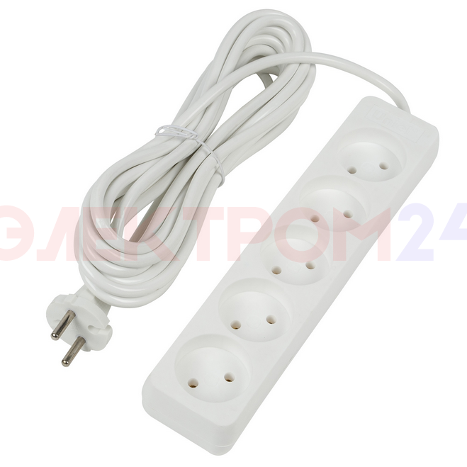 S-CU5-5 WHITE Удлинитель серии Ultra. шнур 5м.. 5 гнезд. 10A. б-з. Белый. TM Uniel S-CU5-5 WHITE Удлинитель серии Ultra. шнур 5м.. 5 гнезд. 10A. б-з. Белый. TM Uniel