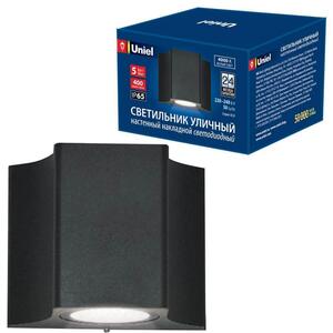 ULU-S24A-5W/4000K IP65 BLACK Светильник светодиодный уличный. (4000K). анодир алюминий. TM Uniel.