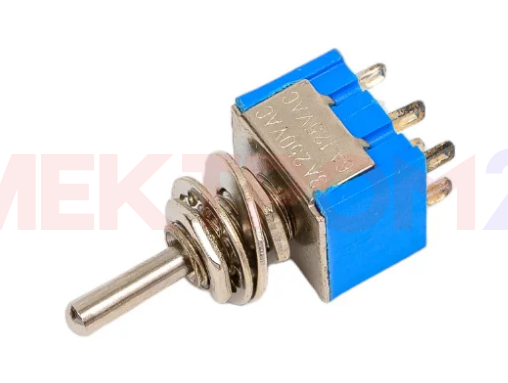 Тумблер 250V 3А (6c) ON-OFF-ON двухполюсный Micro (MTS-203) Rexant Тумблер 250V 3А (6c) ON-OFF-ON двухполюсный Micro (MTS-203) Rexant