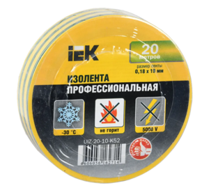 MIXTAPE 5 Изолента 0,18х19мм желто-зеленая 20м IEK