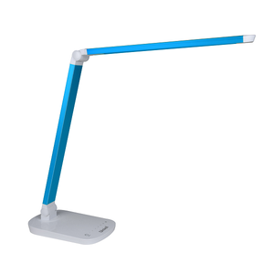 TLD-521 Blue/8W/Светильник настольный/LED/800Lm/5000K/Dimmer/Цвет-синий металлик