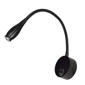 ULT-F22-3W/4000K IP20 BLACK Светильник св-й настенный гибкий. 85-265В. Белый свет (4000К). Черный.