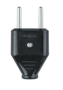 Вилка Navigator  NCA-PL07-6A-X-BL прямая б/з черная