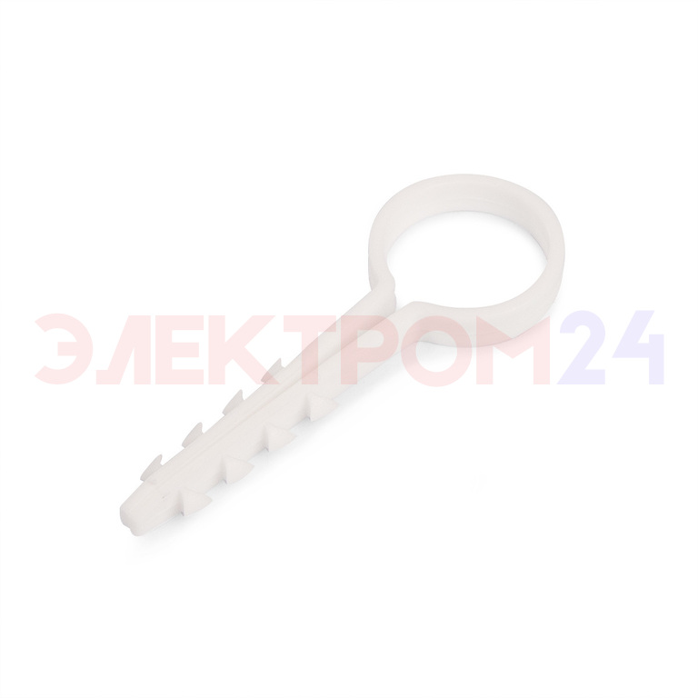 ДХК 16 (бел)(100шт.): Дюбель-хомут ДХК 16 (бел)(100шт.): Дюбель-хомут