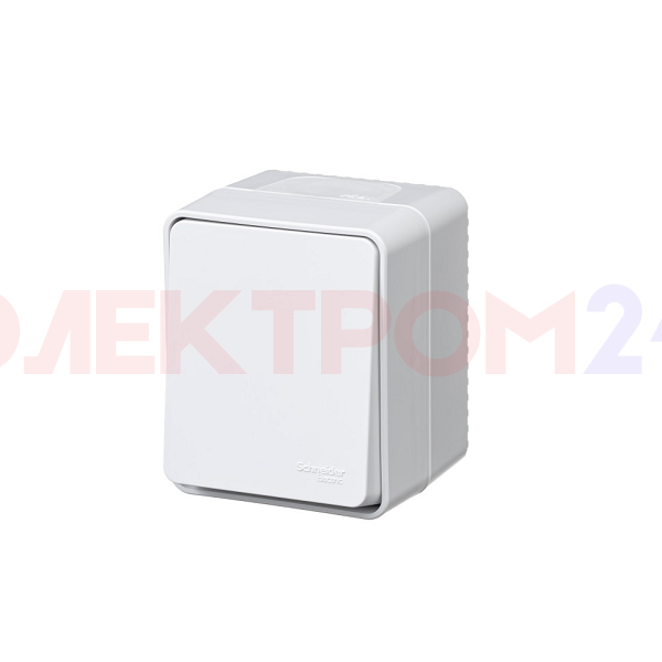 AtlasDesign PROFI IP54 О/У 1-клавишный ВЫКЛЮЧАТЕЛЬ 10 АХ, БЕЛЫЙ AtlasDesign PROFI IP54 О/У 1-клавишный ВЫКЛЮЧАТЕЛЬ 10 АХ, БЕЛЫЙ