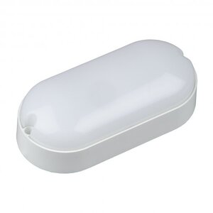 ULW-Q225 12W/4000К IP65 WHITE Светильник светодиодный  Овал. (4000K). 165х80 мм. белый. Volpe.