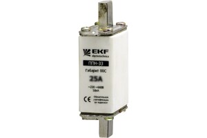 Вставка плавкая ППН-33-X3-00-25А-УХЛ3-КЭАЗ
