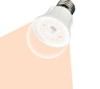 LED-A60-10W/SPFR/E27/CL PLP01WH Лампа светодиодная для растений. Форма "A", прозрачная колба. Uniel