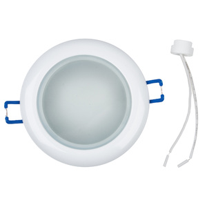 DLS-A201 GU5.3 IP44 WHITE Светильник декоративный встраиваемый. GU5.3. Металл. Белый. ТМ Fametto