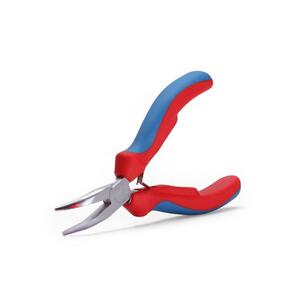 Мини-длинногубцы изогнутые 125 мм серия МАСТЕР для проведения точных работ КВТ