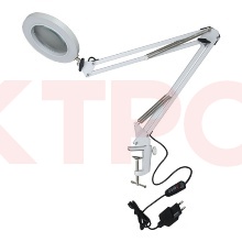 TLD-568 White/LED/300Lm/2700-5500K/Dimmer/X5 Светильник настольный c увеличительным стеклом, 5-x TLD-568 White/LED/300Lm/2700-5500K/Dimmer/X5 Светильник настольный c увеличительным стеклом, 5-x