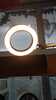 TLD-568 White/LED/300Lm/2700-5500K/Dimmer/X5 Светильник настольный c увеличительным стеклом, 5-x