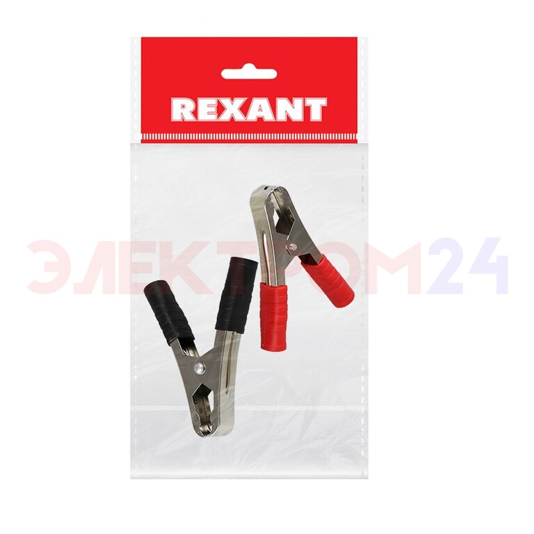 Зажим «крокодил» 100 А 105 мм REXANT Зажим «крокодил» 100 А 105 мм REXANT
