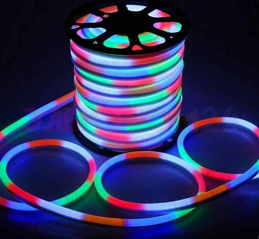 Лента "Гибкий Неон" GLS-5050-80-10-220-NL-IP67-RGB 20м + Контроллер. Лента "Гибкий Неон" GLS-5050-80-10-220-NL-IP67-RGB 20м + Контроллер.