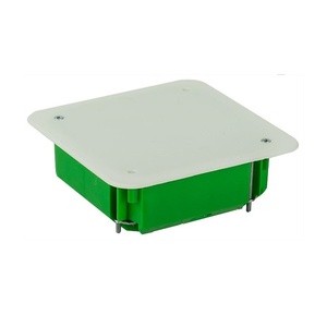 Коробка установочная "HEGEL" КР1205, 200х160х70, г/к, с крышкой, металлические лапки, IP20