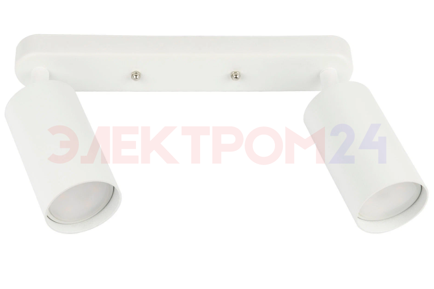 DLC-S620 GU10x2 WHITE Светильник декоративный накладной, серия Sotto. Без ламп, цоколь GU10x2шт. Мет DLC-S620 GU10x2 WHITE Светильник декоративный накладной, серия Sotto. Без ламп, цоколь GU10x2шт. Мет