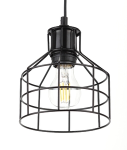 Подвес PL9 BK металл, E27, max 40W, d160 мм, черный   ЭРА