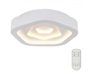 DLC-N504 62W IRON/WHITE Светильник св-ый потолочный ТМ "Fametto", серия "Nimfea" 62 Вт. Пульт Д/У