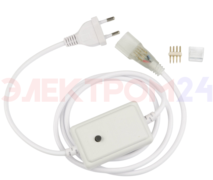 UCX-SP4/N22 WHITE 1 STICKER Провод электрический для светодиодных лент ULS-N22 RGB NEON 220В, 8x18мм UCX-SP4/N22 WHITE 1 STICKER Провод электрический для светодиодных лент ULS-N22 RGB NEON 220В, 8x18мм