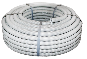 Труба гофр. ПВХ Plast с зондом d25мм (50м.) EKF PROxima