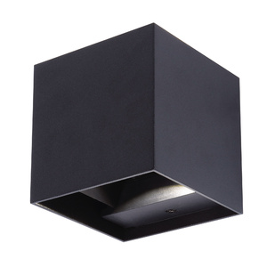 ULU-S55B-2x3W/3000K+4000K+6000K IP65 BLACK Светильник светодиодный уличный. Архитектурный накладной.