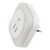 DTL-321 White/Sensor/2USB Светильник ночник с фотосенсором (день-ночь). 2USB. Белый. ТМ Uniel