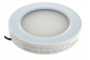 ULE-R03-3W/WW IP41 12V WHITE Светильник светодиодный накладной 3 Вт. белый. 3000K   Uniel