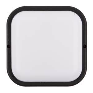 ULW-Q229 24W 4000K IP65 BLACK Светильник с/д. влагозащищенный.Квадрат, корпус черный (190×190×37мм)