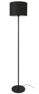 UML-T521 E27 BLACK/BLACK Торшер напольный под лампу Е27, 40W. Черный/Черный. ТМ Uniel