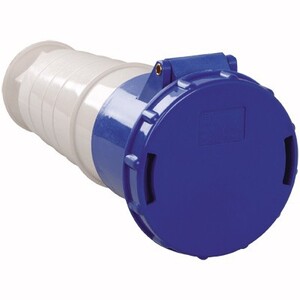 Розетка 233 переносная 2Р+РЕ 63А 220В IP54 TDM