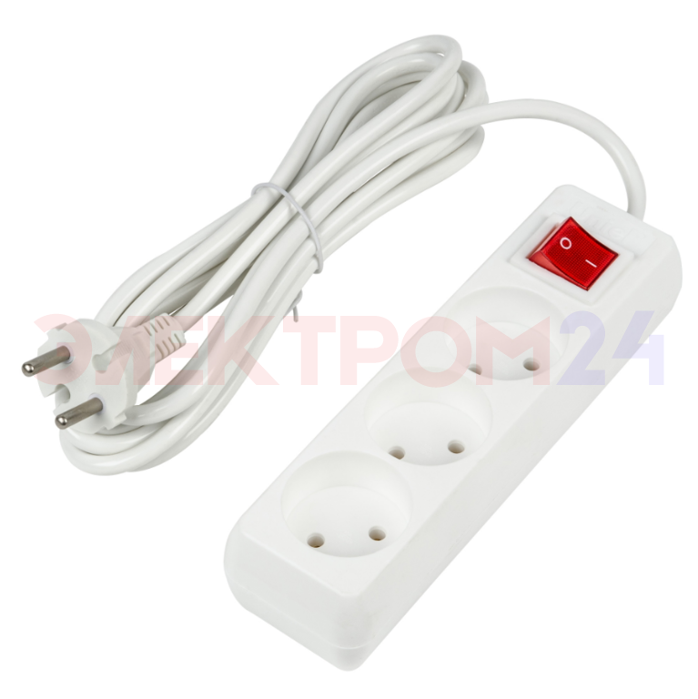 S-CU3-3B WHITE Удлинитель серии Ultra. шнур 3м.. 3 гнезда. 10A. б-з. Белый. TM Uniel S-CU3-3B WHITE Удлинитель серии Ultra. шнур 3м.. 3 гнезда. 10A. б-з. Белый. TM Uniel