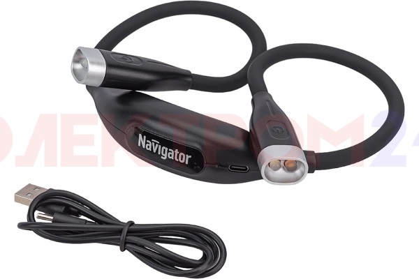 Фонарь NPT-N01 на шею 4LED(1,5Вт) акк.3,7В 0,85Ач Navigator Фонарь NPT-N01 на шею 4LED(1,5Вт) акк.3,7В 0,85Ач Navigator