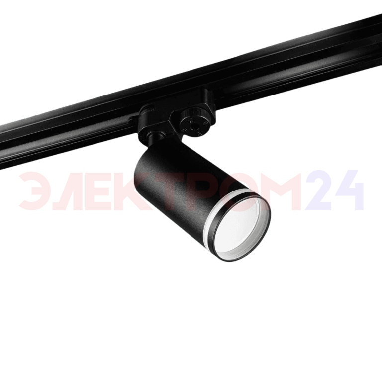 Светильник TRK-101 трековый однофазный под лампу MR16, чёрный с акриловой полосой тм "iSvet" Светильник TRK-101 трековый однофазный под лампу MR16, чёрный с акриловой полосой тм "iSvet"
