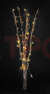 Ветки серебряные 120см 50 белых LED 2700К 230V, LD206B-indoor Ветки серебряные 120см 50 белых LED 2700К 230V, LD206B-indoor