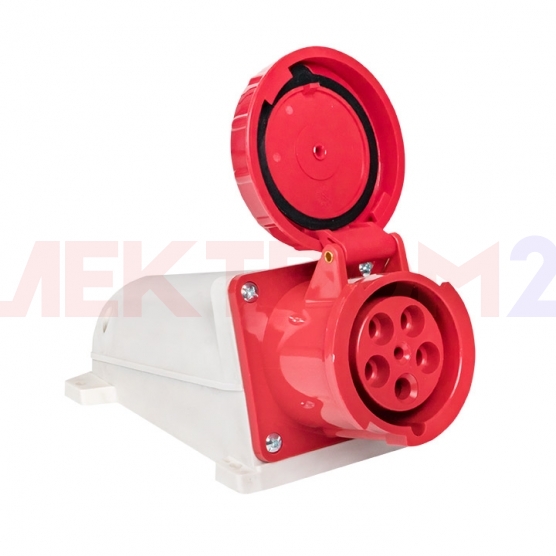 Розетка стационарная наружная 135 3Р+РЕ+N 63А 380В IP67 EKF PROxima Розетка стационарная наружная 135 3Р+РЕ+N 63А 380В IP67 EKF PROxima