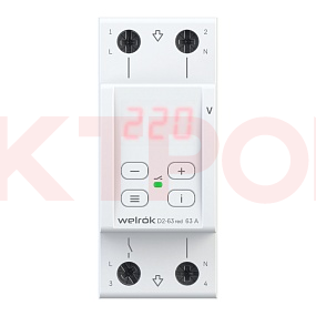 Реле напряжения Welrok D2-63 red Реле напряжения Welrok D2-63 red