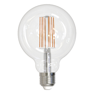 LED-G95-15W/4000K/E27/CL PLS02WH Лампа светодиодная. Форма "шар", прозрачная. Серия Sky. Белый свет