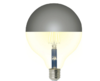 LED-G125-4W-4000K-E27-CL MIRROR-CHROME PLS02WH Лампа светодиодная. Форма шар. прозрачная колба с зер
