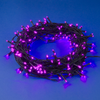ULD-S1000-100/DGA PINK IP20 Гирлянда светодиодная, 10м. 100 светодиодов. Розовый свет. Провод зелены