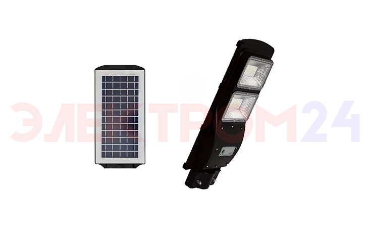 ULV-M42S-60W/4000К/SOL SENSOR IP65 BLACK Светильник светодиодный уличный консольный на солнечной бат ULV-M42S-60W/4000К/SOL SENSOR IP65 BLACK Светильник светодиодный уличный консольный на солнечной бат