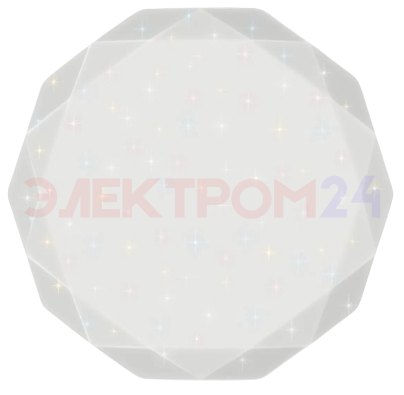 ULI-D226 72W/SW/50 DIAMOND-2 O3 Cветильник светодиодный накладной. Диммируемый. Пульт ДУ (в/к). Тепл ULI-D226 72W/SW/50 DIAMOND-2 O3 Cветильник светодиодный накладной. Диммируемый. Пульт ДУ (в/к). Тепл