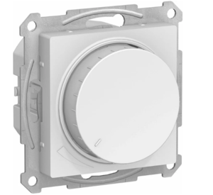 ATLASDESIGN СВЕТОРЕГУЛЯТОР (диммер) повор-нажим, LED, RC, 400Вт, мех., БЕЛЫЙ