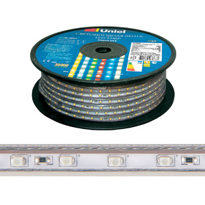 ULS-2835-120LED/m-10mm-IP67-220V-10W/m-50M-4000K Светодиодная лента. (4000K). TM Uniel