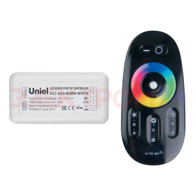 ULC-G10-RGB BLACK Контроллер для управления многоцветными светодиодными источниками света 12/24B ULC-G10-RGB BLACK Контроллер для управления многоцветными светодиодными источниками света 12/24B