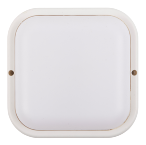 ULW-Q229 24W 6500K IP65 WHITE Светильник с/д. влагозащищенный. Квадрат, корпус белый (190×190×37мм)