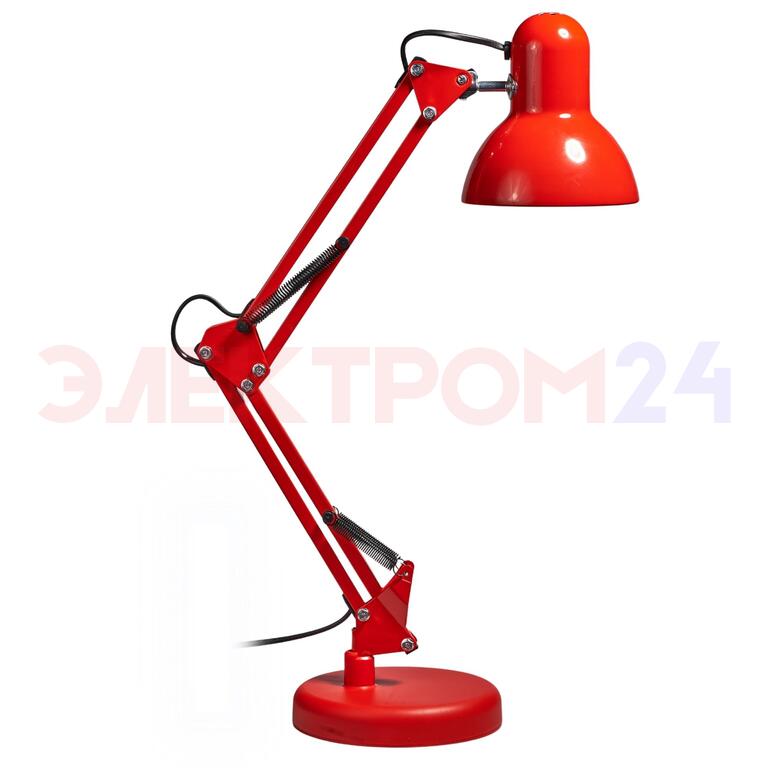 TLI-221 RED E27 Свет-ник настольн. Цоколь Е27. 60W. Механ-кий вык-тель. Красный. ТМ Uniel, TLI-221 RED E27 Свет-ник настольн. Цоколь Е27. 60W. Механ-кий вык-тель. Красный. ТМ Uniel,
