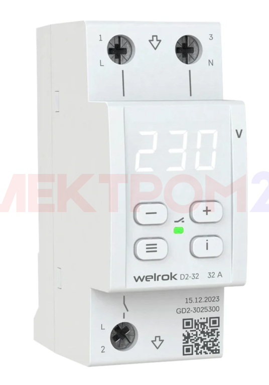 Реле напряжения Welrok D2-32 Реле напряжения Welrok D2-32